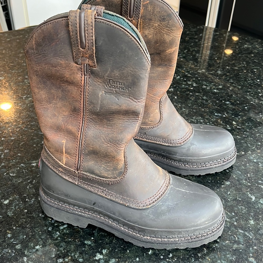 Men’s Georgia Giant leather boots - Sz 7